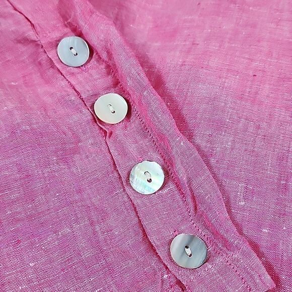 Linen Tahari Pink Tunic - Picture 8 of 8